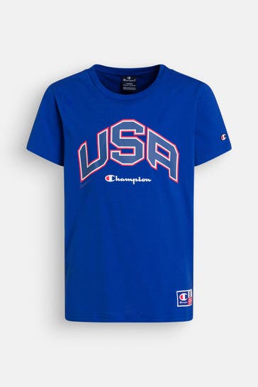 CHAMPION T-Shirt dunkelblau