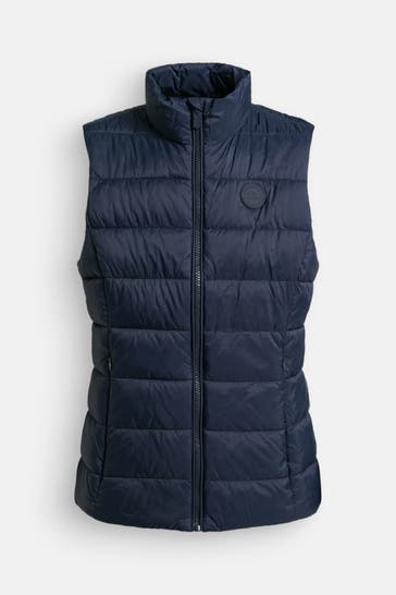 PEPE JEANS Steppweste 'Vivian Vest' dunkelblau