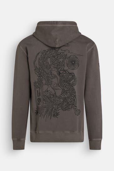 SUPERDRY Hoodie steingrau