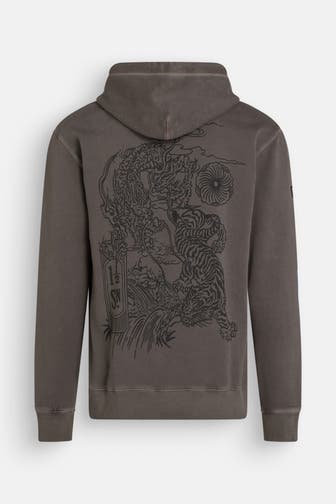 SUPERDRY Hoodie steingrau