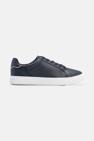 TOMMY HILFIGER Leder-Sneaker 'Seren' nachtblau
