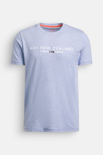 NEW ZEALAND AUCKLAND T-Shirt 'Kamari' taubenblau 