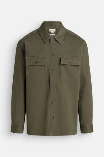 CALVIN KLEIN Overshirt oliv