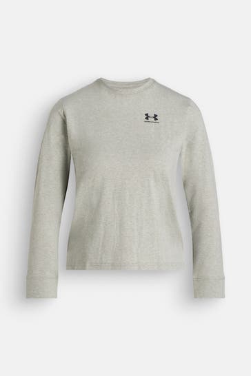 UNDER ARMOUR Langarmshirt graugrün