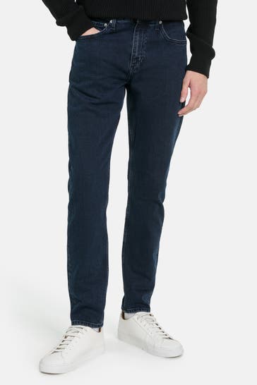 CALVIN KLEIN Jeans schwarzblau slim tapered