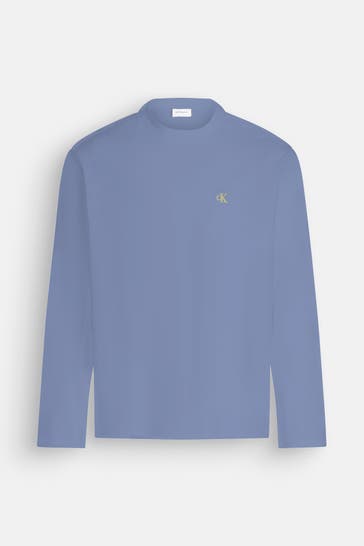 CALVIN KLEIN Longsleeve taubenblau