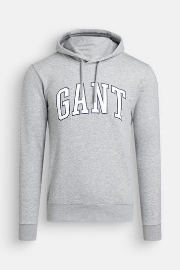 GANT Hoodie hellgrau