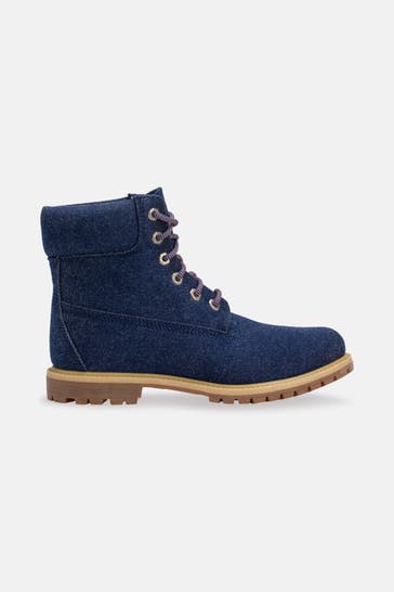 TIMBERLAND Schnürstiefel dunkelblau