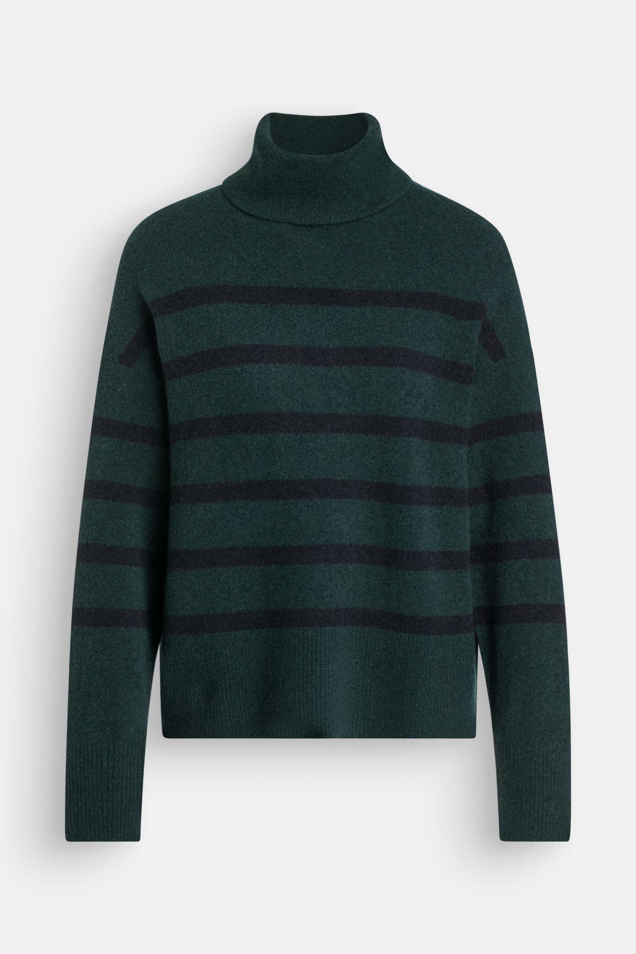 MARC O'POLO DENIM Strickpullover dunkelgrün gestreift, Bild 1