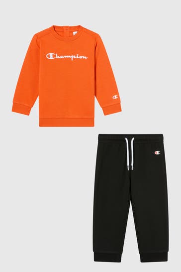 CHAMPION Set: Sweatshirt und Sweatpants zweifarbig