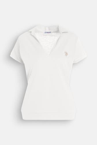 U.S. POLO ASSN. Polo-Shirt 'Loren' weiß