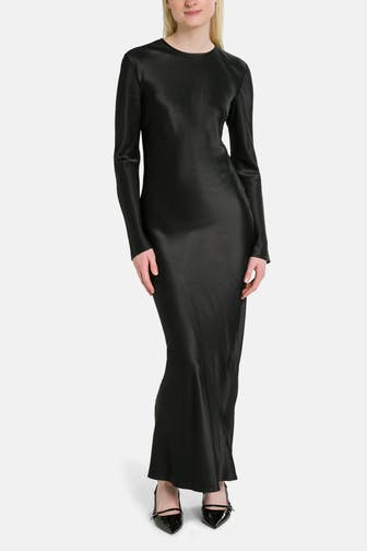 SAMSØE & SAMSØE Maxikleid schwarz