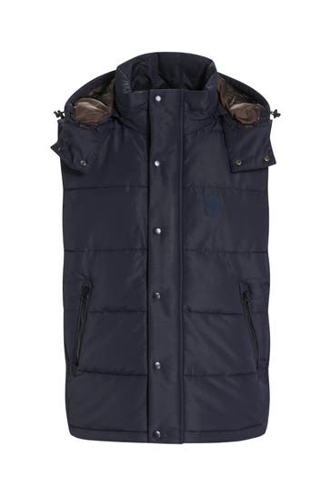 S.OLIVER Steppweste dunkelblau