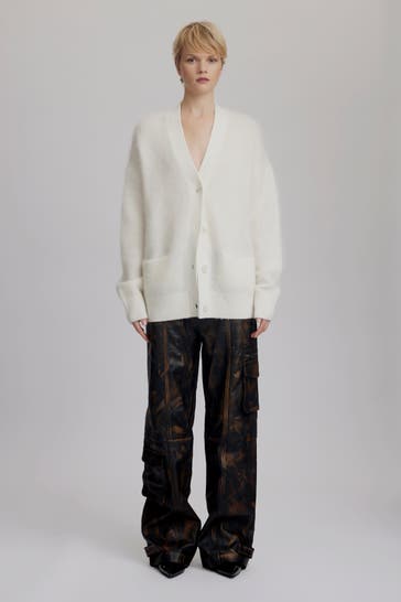 GESTUZ Strickjacke 'MariaGZ' wollweiß