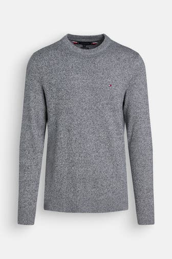 TOMMY HILFIGER Strickpullover grau