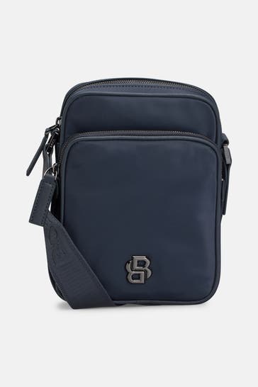BOSS Umhängetasche graublau