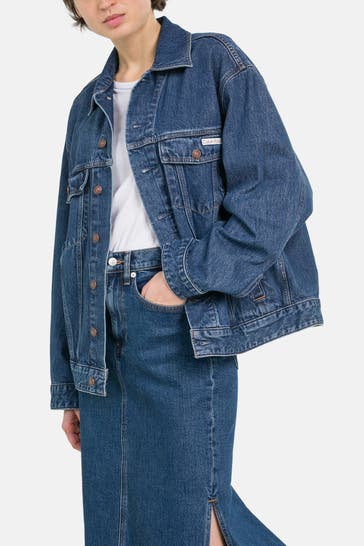 CALVIN KLEIN Jeansjacke blau