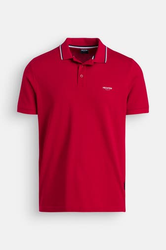 HECHTER Paris Polo-Shirt dunkelrot