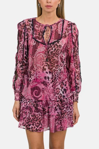 GUESS Casual-Bluse gemustert