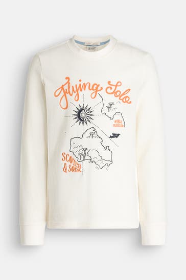 SCOTCH & SODA Longsleeve offwhite