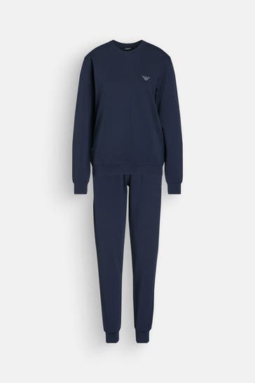 EMPORIO ARMANI Pyjama dunkelblau