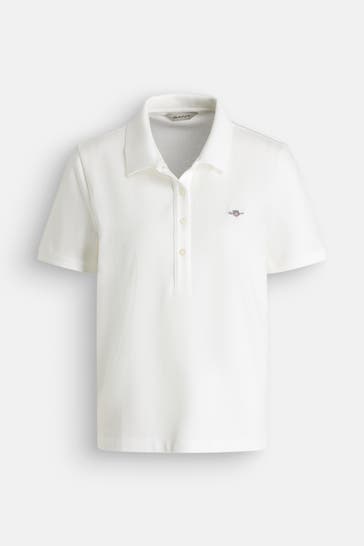 GANT Polo-Shirt weiß