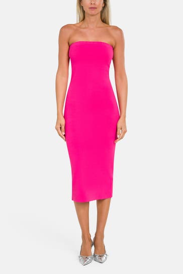 TED BAKER Midi-Kleid 'Jesian' magenta