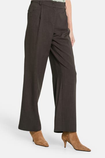 RIANI Stoffhose braun