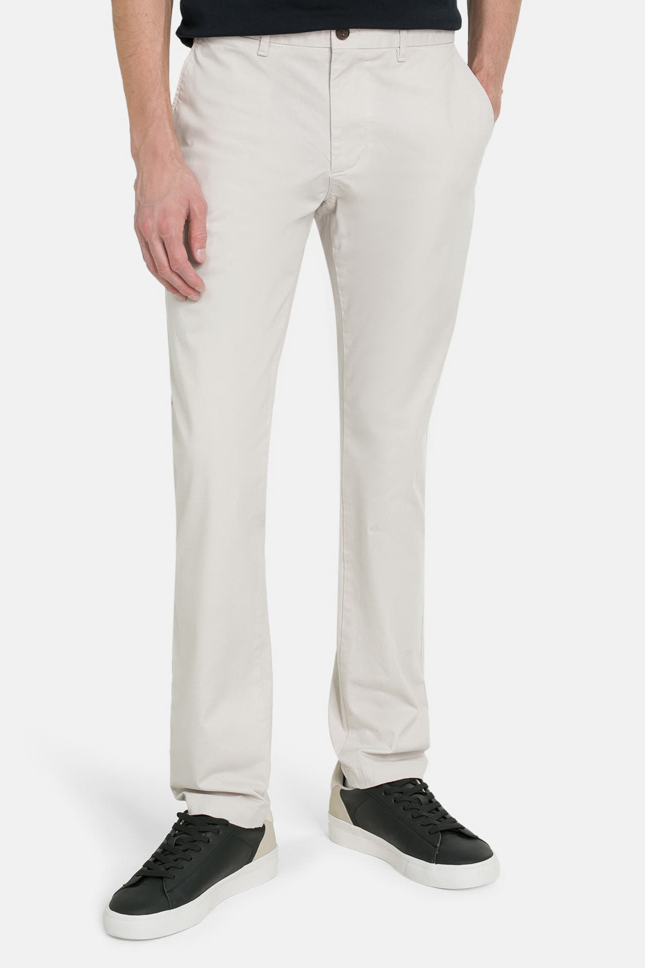 TOMMY HILFIGER Stoffhose 'Bleecker' offwhite, Bild 1