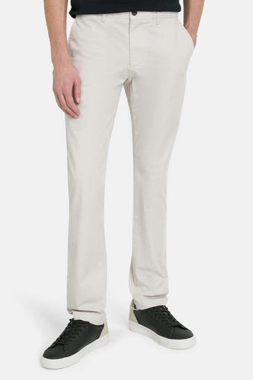TOMMY HILFIGER Stoffhose 'Bleecker' offwhite
