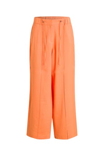 S.OLIVER BLACK LABEL Leinenhose orange