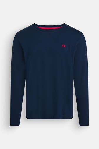LA MARTINA Longsleeve schwarzblau