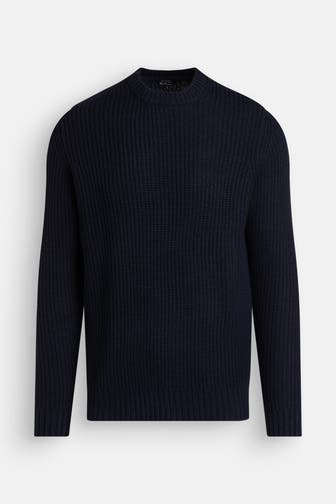 BEN SHERMAN Strickpullover dunkelblau