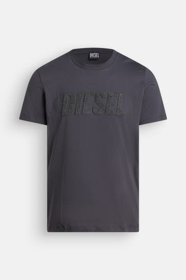 DIESEL T-Shirt 'Diegor' blaugrau