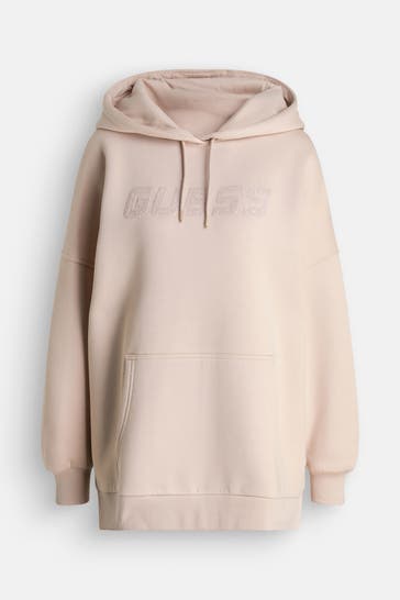 GUESS 'Aelia Long' Hoodie in beige