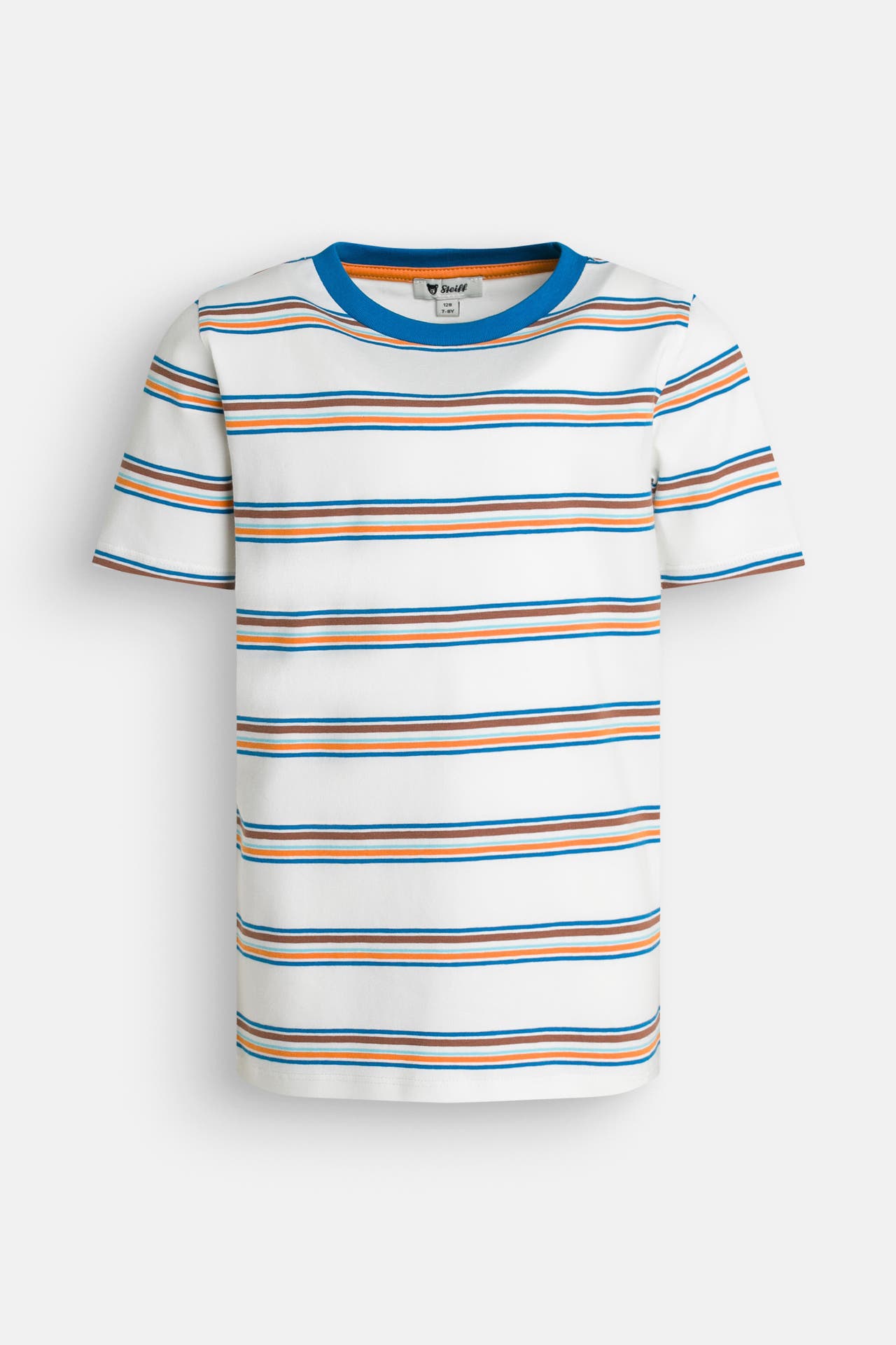 STEIFF T-Shirt 'Cloud Dancer' weiß gemustert, Bild 1