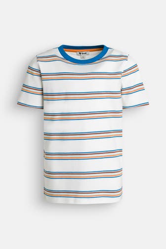 STEIFF T-Shirt 'Cloud Dancer' weiß gemustert