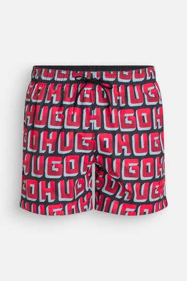 HUGO Badeshorts 'Vice' gemustert