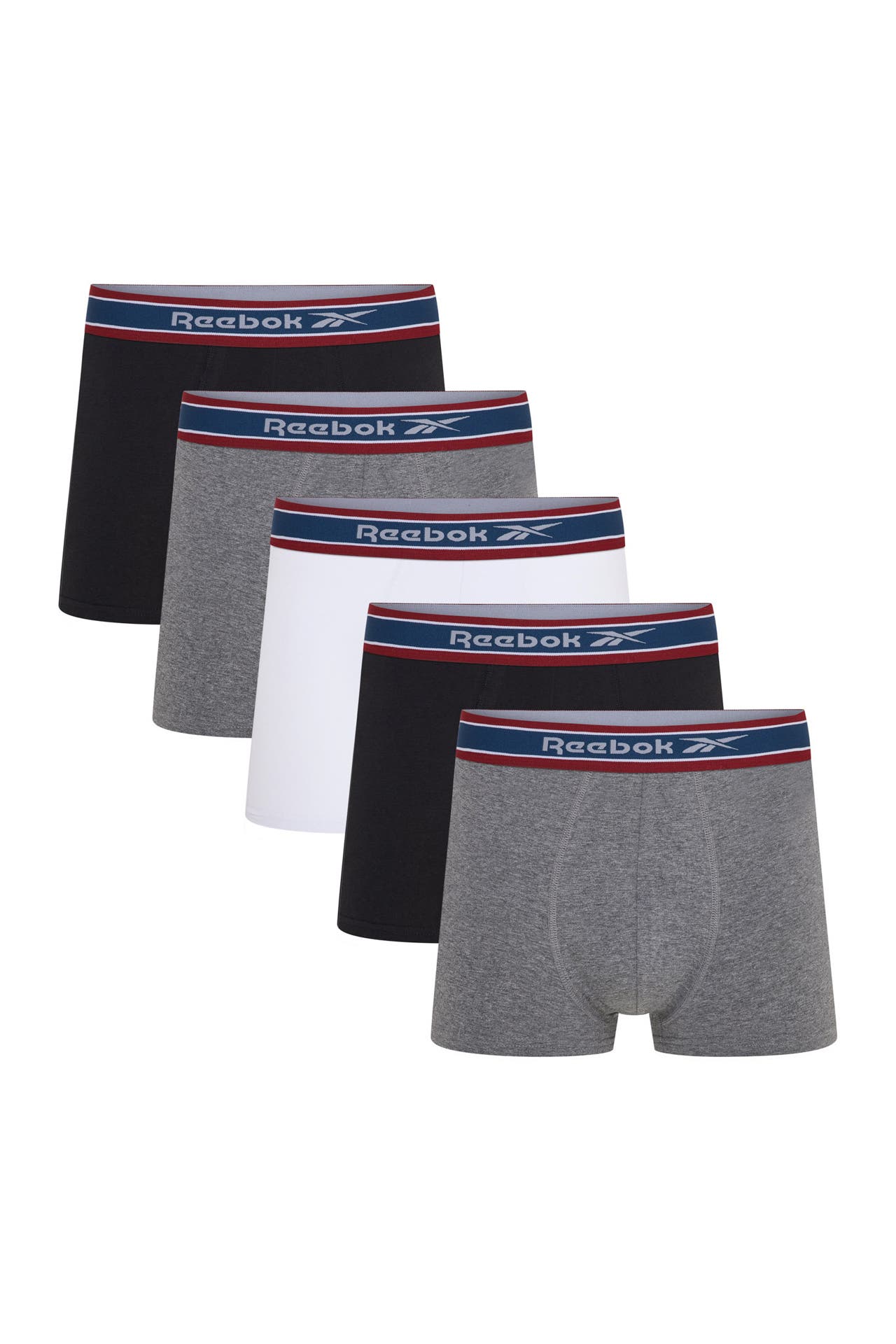 REEBOK 5er-Pack Boxer Trunks 'Baird' mehrfarbig, Bild 1