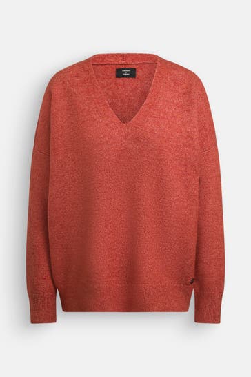 SUPERDRY Strickpullover 'Studios Slouch' terracotta