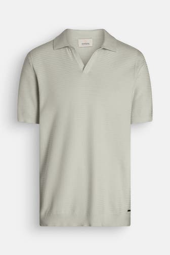 DSTREZZED Strick-Polo pastellgrün