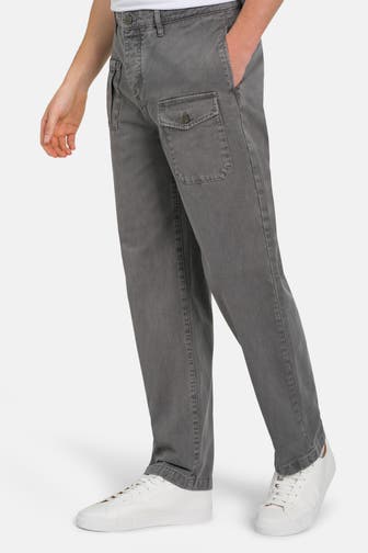 DESIGUAL Stoffhose anthrazit straight