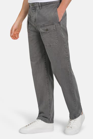 DESIGUAL - Stoffhose anthrazit straight
