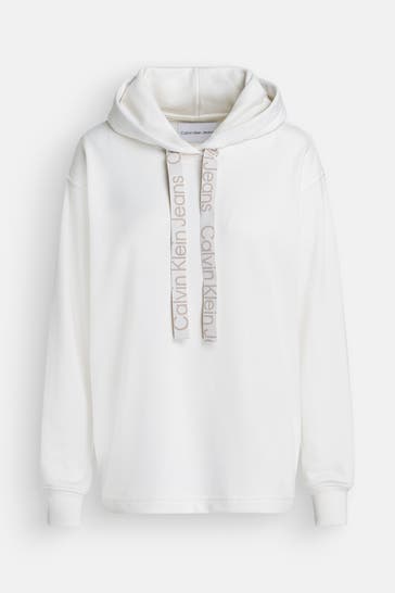 CALVIN KLEIN Hoodie ecru