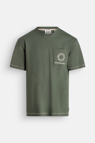 SCOTCH & SODA T-Shirt dunkelgrün