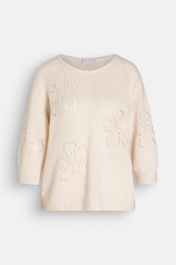 HEMISPHERE Kaschmirmix-Pullover sand