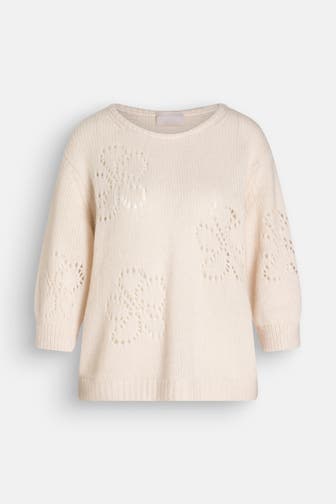 HEMISPHERE Kaschmirmix-Pullover sand