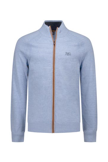 NEW ZEALAND AUCKLAND Strickjacke hellblau