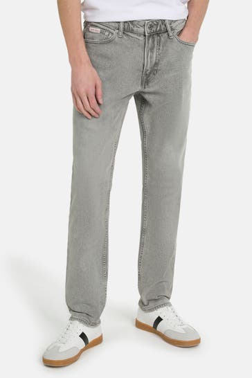 CALVIN KLEIN Jeans hellgrau slim