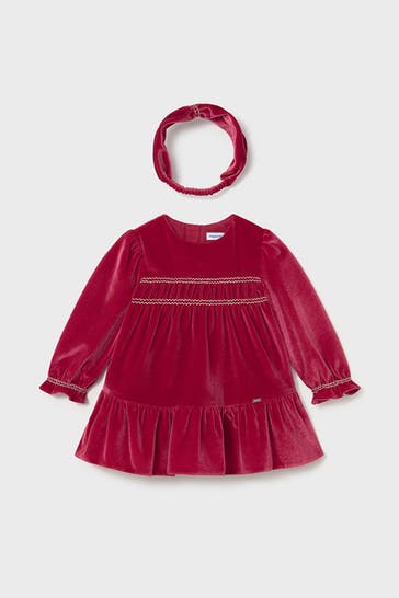 MAYORAL Kleid dunkelrot